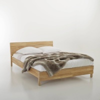 Кровать Из массива дуба с соединением встык Ariles 140 x 190 см желтый LA REDOUTE INTERIEURS  фото, kupilegko.ru